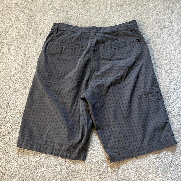 Y2k tony hawk gray and black pinstripe shorts! - Picture 2 of 3